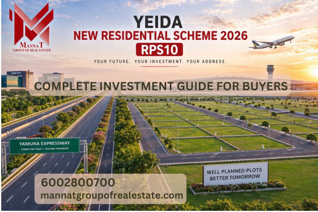 YEIDA RPS10 scheme Residential plots near Noida International Airport