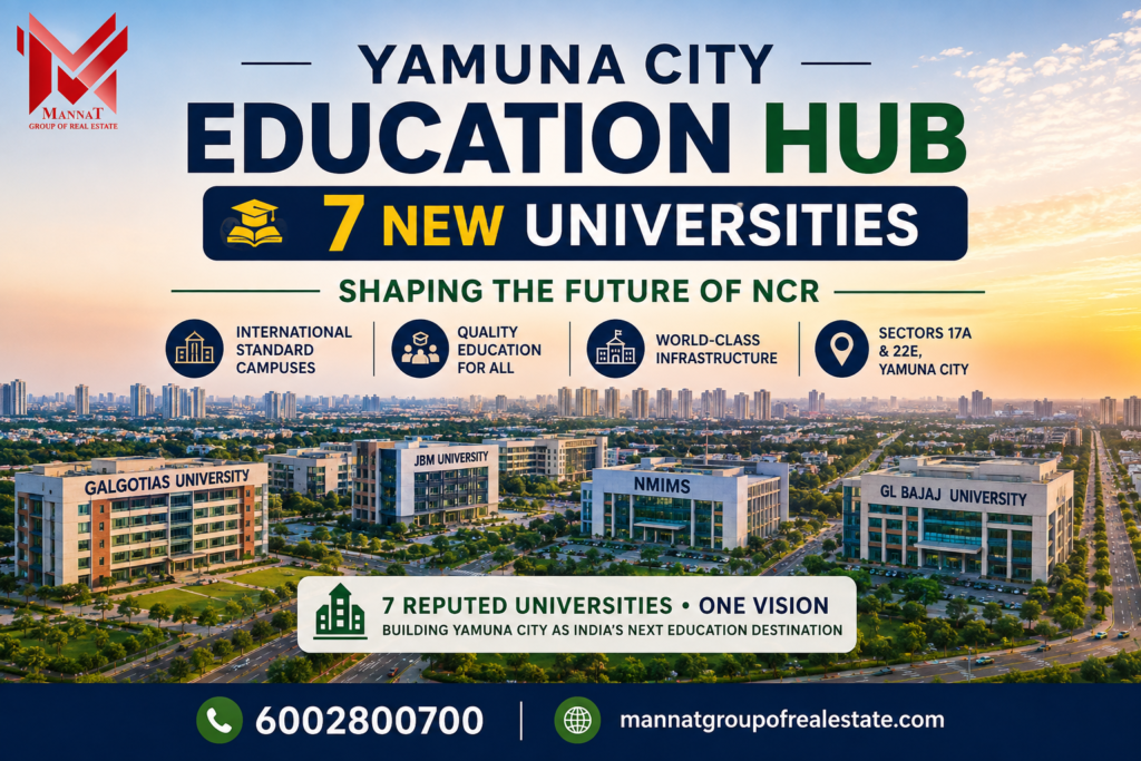 Yamuna City Is Emerging as an Education Hub with Seven Universities in the Pipeline